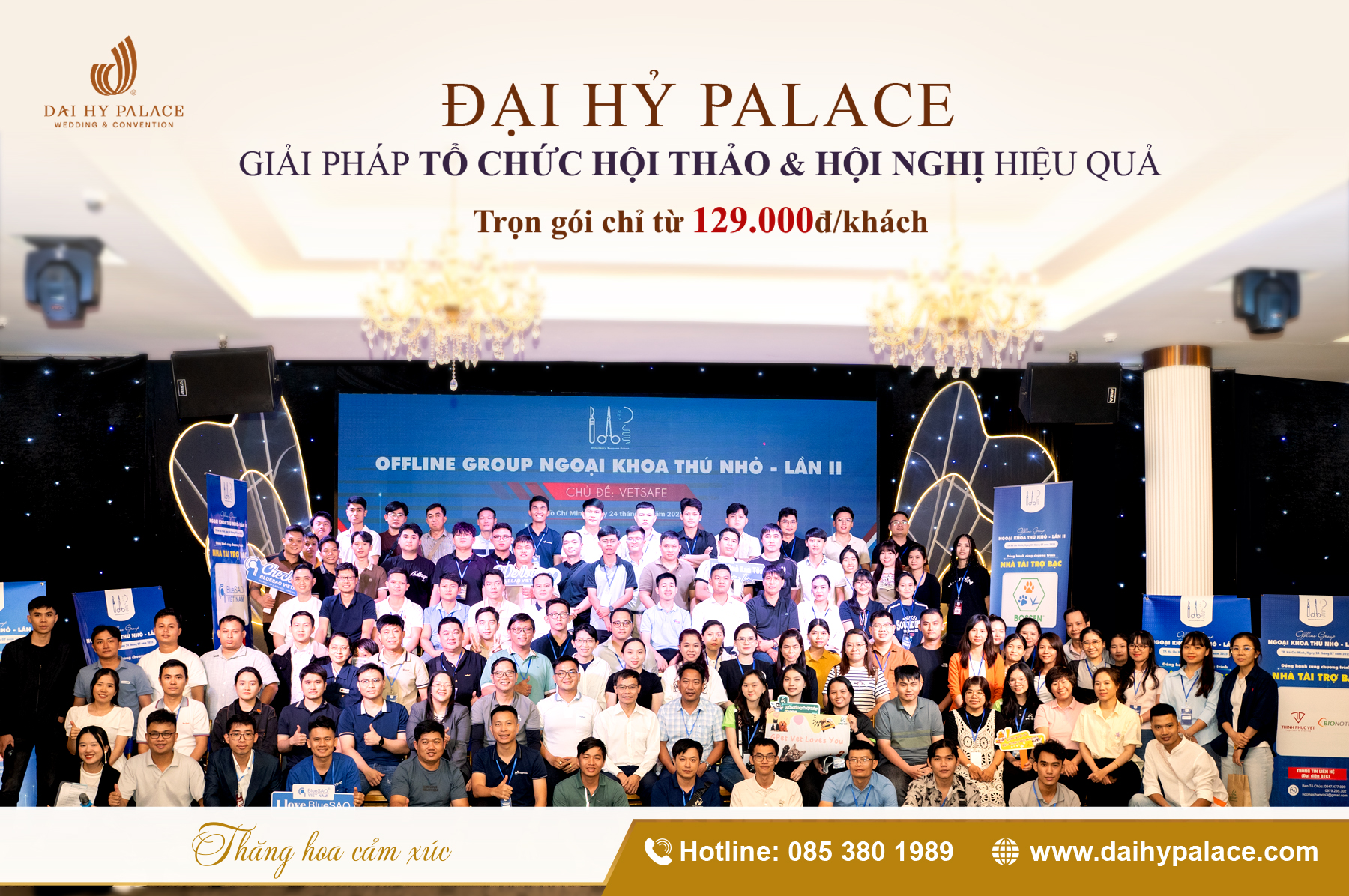 ĐẠI HỶ PALACE Là Lựa Chọn Lý Tưởng Cho Các Doanh Nghiệp Khi Cần Tổ Chức Hội Nghị - Hội Thảo